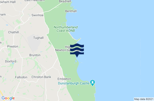 Mapa de mareas Newton Haven Beach, United Kingdom