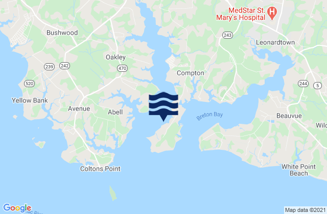 Mapa de mareas Newtown Neck, United States