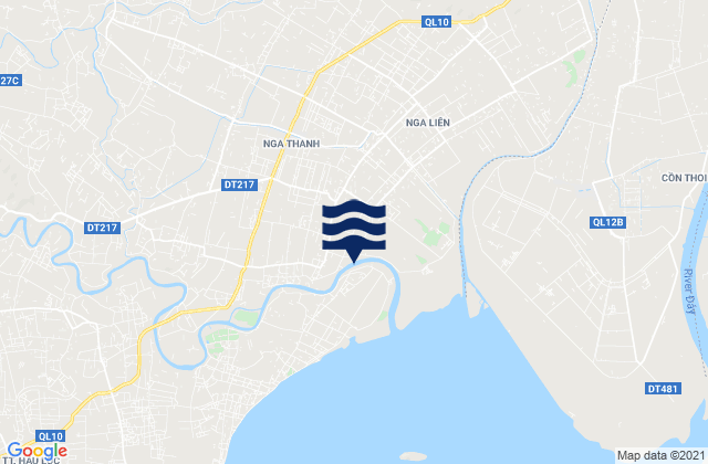Mapa de mareas Nga Sơn, Vietnam