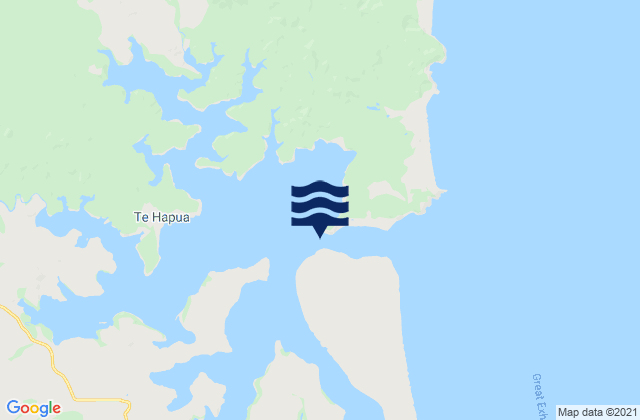 Mapa de mareas Ngatehe Point, New Zealand