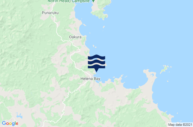 Mapa de mareas Ngawai Bay, New Zealand