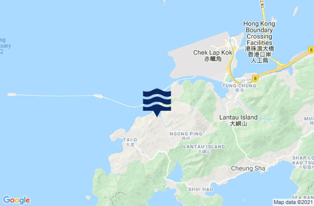 Mapa de mareas Ngong Ping, Hong Kong