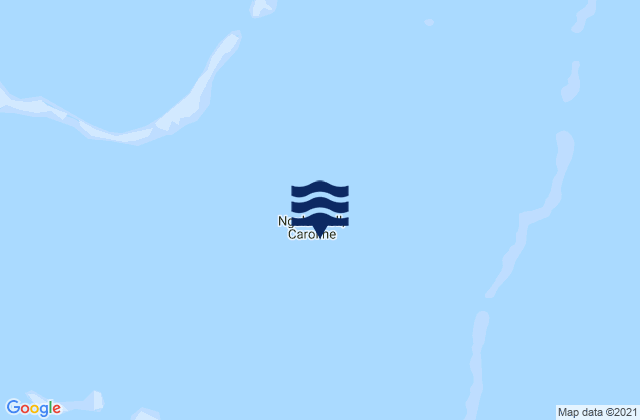 Mapa de mareas Ngulu, Micronesia