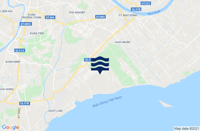 Mapa de mareas Ngô Đồng, Vietnam