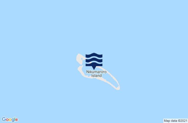 Mapa de mareas Nikumaroro, Kiribati