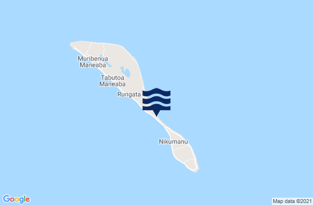 Mapa de mareas Nikunau, Kiribati