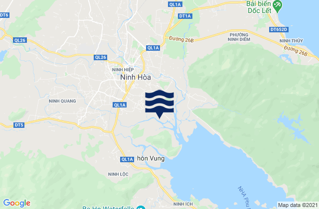 Mapa de mareas Ninh Hòa, Vietnam