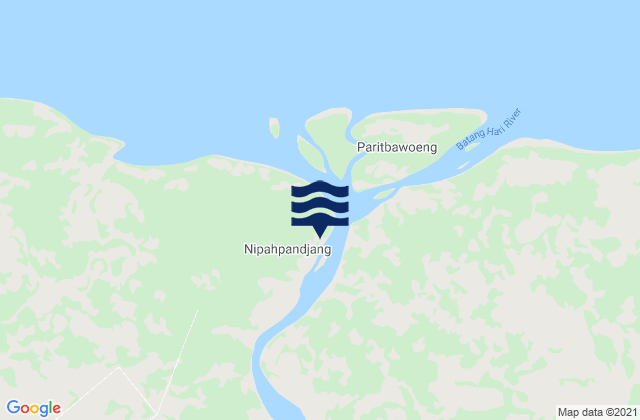 Mapa de mareas Nipah Panjang, Indonesia
