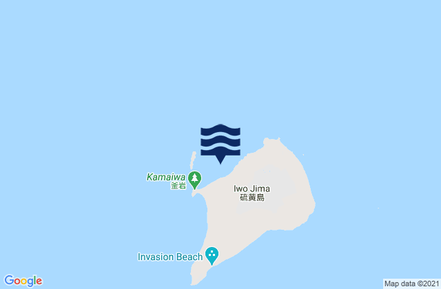 Mapa de mareas Nishi Iwo Jima Kazan Retto, Northern Mariana Islands