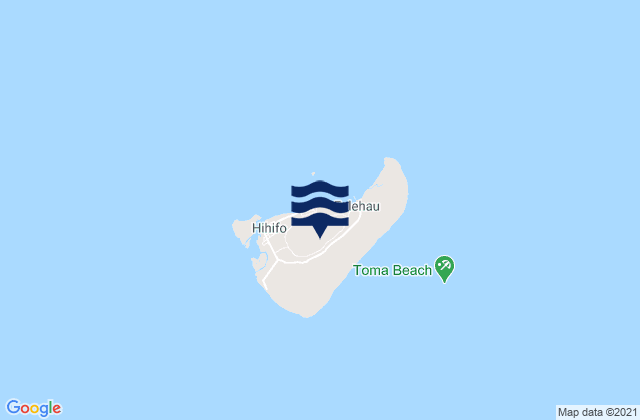 Mapa de mareas Niuatoputapu, Tonga