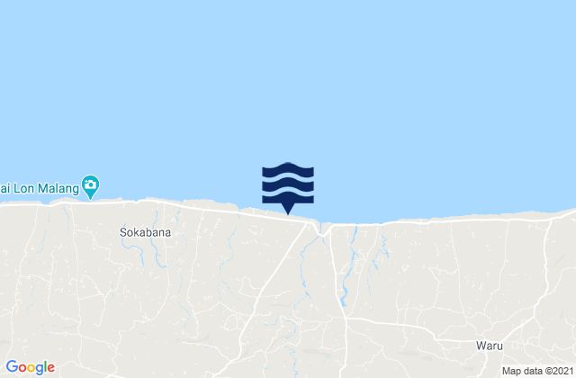 Mapa de mareas Nongkesan, Indonesia