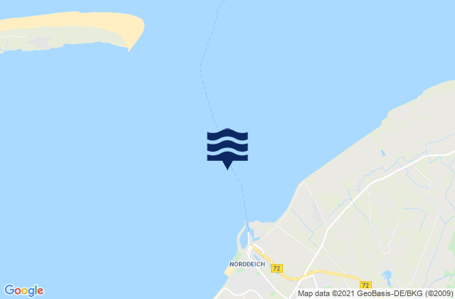 Mapa de mareas Norddeich Westerriede , Netherlands