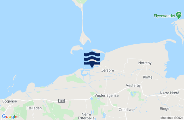 Mapa de mareas Nordfyns Kommune, Denmark