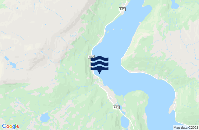 Mapa de mareas Nordland Fylke, Norway