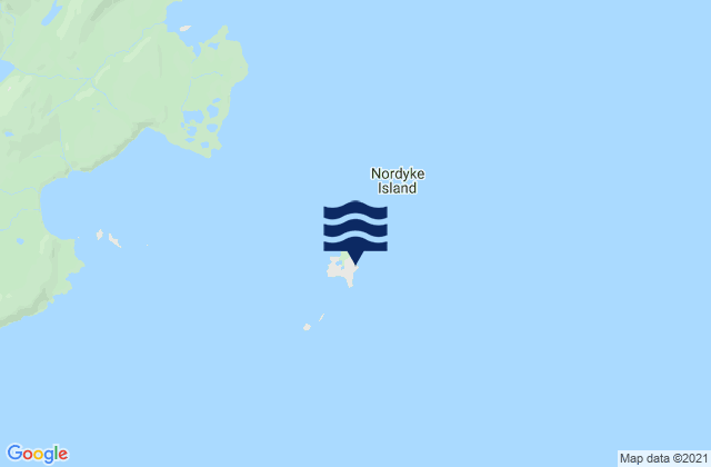 Mapa de mareas Nordyke Island Kamishak Bay, United States
