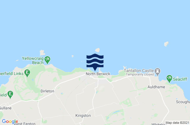 Mapa de mareas North Berwick, United Kingdom