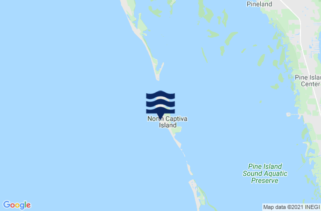 Mapa de mareas North Captiva Island, United States