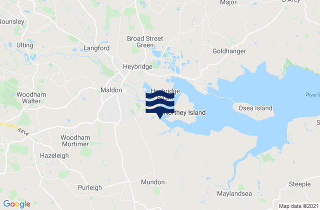 Mapa de mareas North Fambridge, United Kingdom