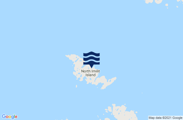 Mapa de mareas North Imilit Island, Canada