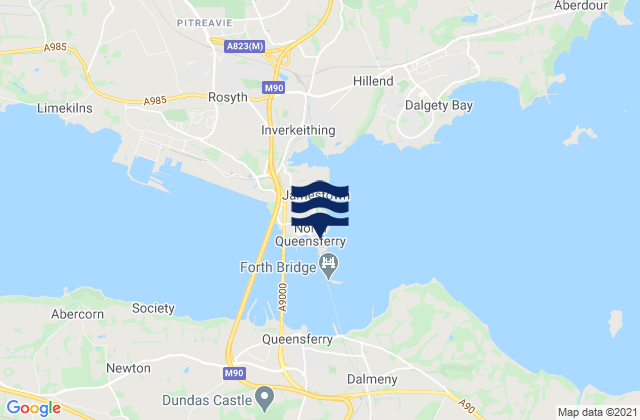 Mapa de mareas North Queensferry, United Kingdom