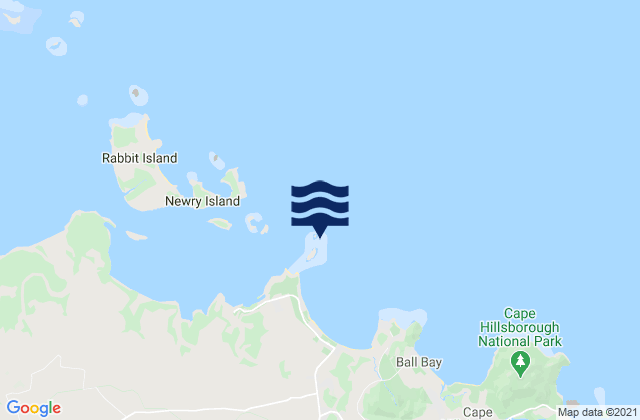 Mapa de mareas North Red Cliff Island, Australia