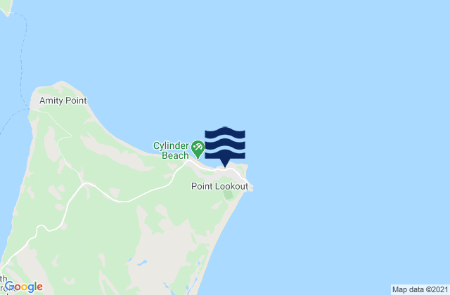 Mapa de mareas North Stradbroke-Cylinders, Australia