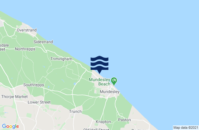 Mapa de mareas North Walsham, United Kingdom