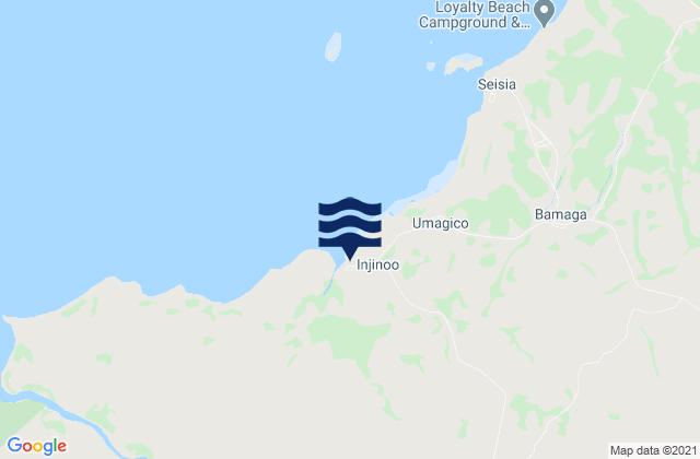 Mapa de mareas Northern Peninsula Area, Australia