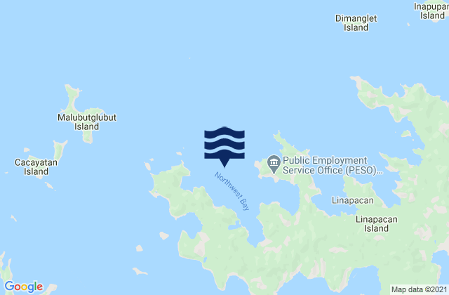 Mapa de mareas Northwest Bay, Philippines