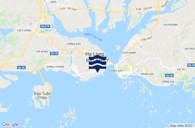 Mapa de mareas Novotel Ha Long Bay, Vietnam