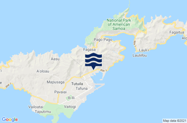 Mapa de mareas Nu'uuli, American Samoa