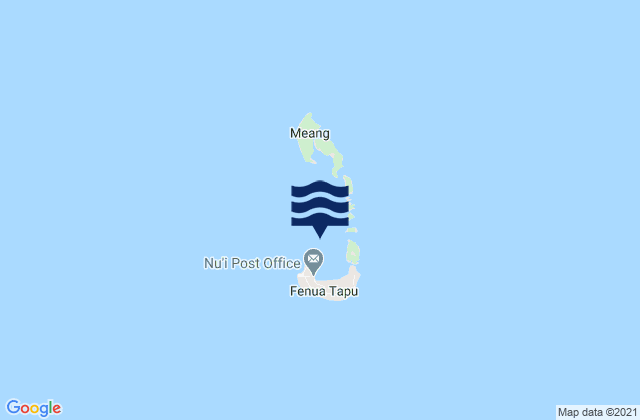 Mapa de mareas Nui, Tuvalu