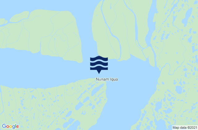 Mapa de mareas Nunam Iqua, United States