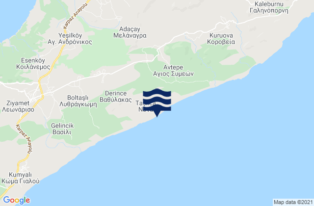 Mapa de mareas Néta, Cyprus