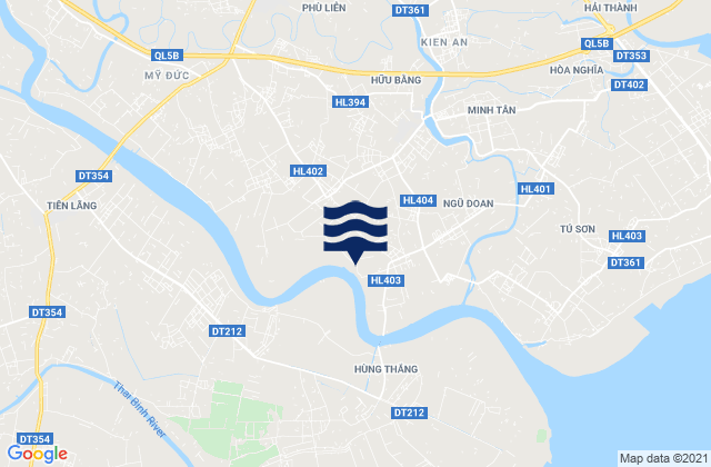 Mapa de mareas Núi Đối, Vietnam