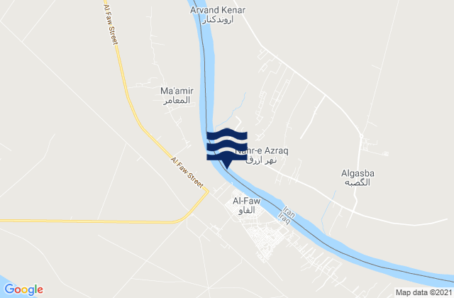 Mapa de mareas Nāḩiyat Baḩār, Iraq