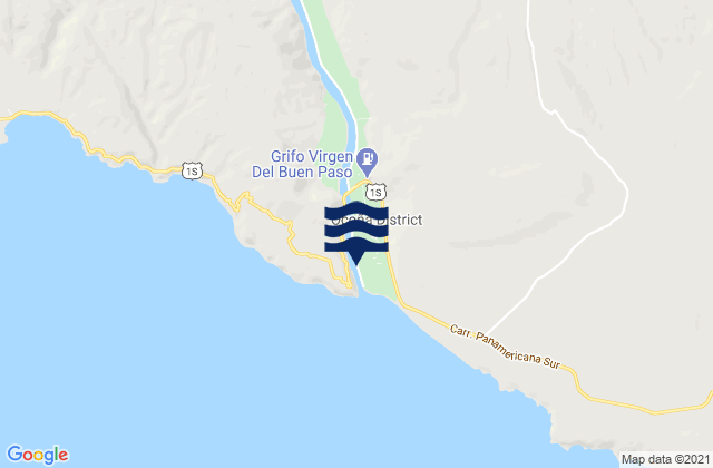 Mapa de mareas Ocoña, Peru