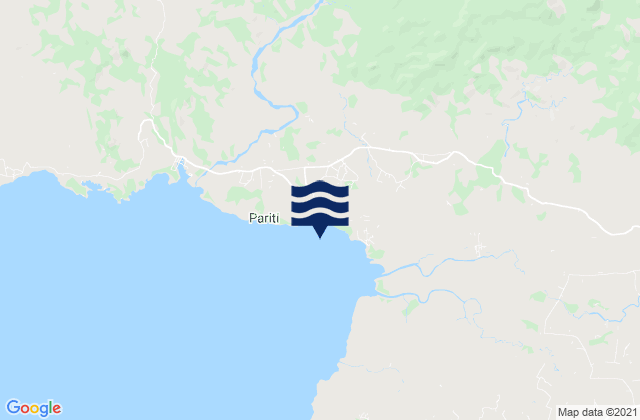Mapa de mareas Oeteta, Indonesia