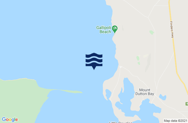 Mapa de mareas Offin Bay Entrance Beacon, Australia