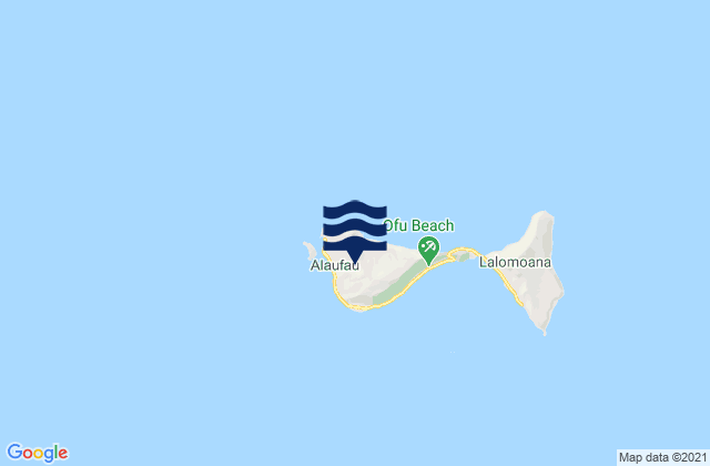 Mapa de mareas Ofu County, American Samoa