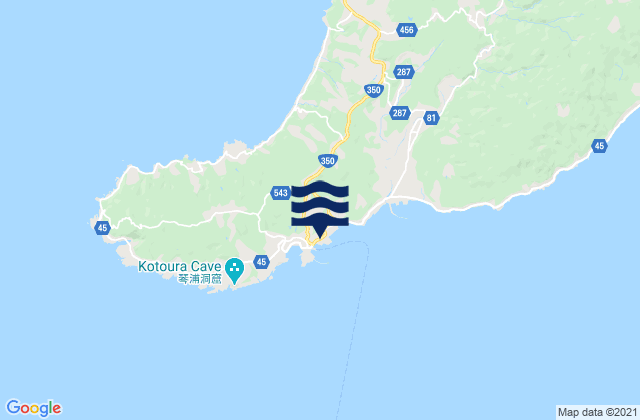 Mapa de mareas Ogi Ko Sado Shima, Japan