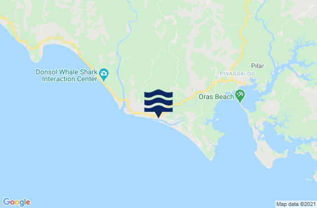 Mapa de mareas Ogod, Philippines