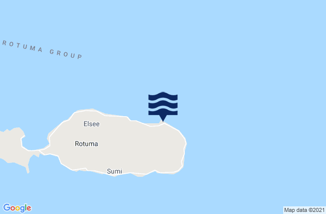 Mapa de mareas Oinafa, Fiji