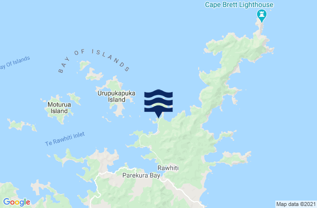 Mapa de mareas Oke Bay, New Zealand