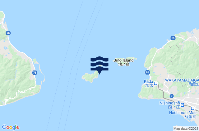 Mapa de mareas Oki-No-Sima, Japan