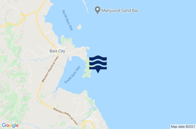 Mapa de mareas Okiot, Philippines