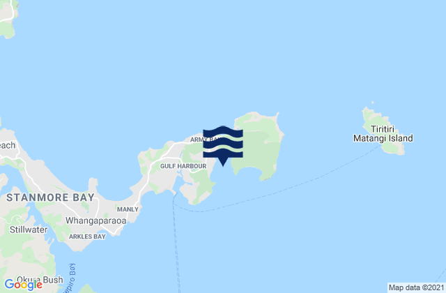 Mapa de mareas Okoromai Bay, New Zealand