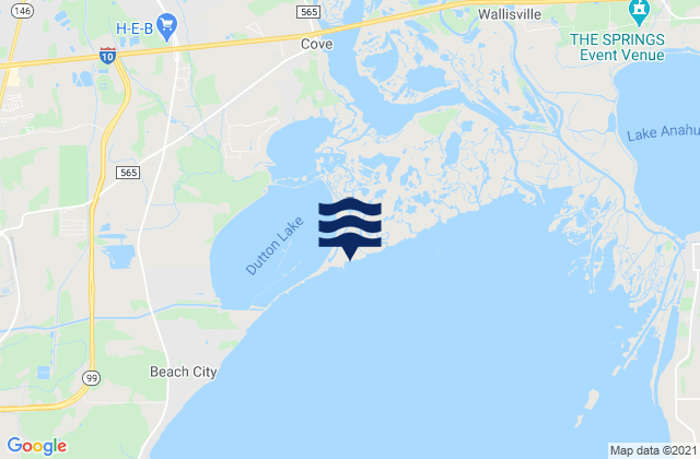 Mapa de mareas Old River-Winfree, United States