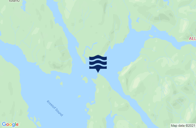 Mapa de mareas Olga Point (Olga Strait), United States