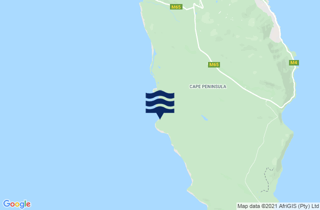 Mapa de mareas Olifants Bos, South Africa